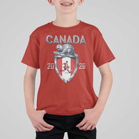 Canada National Soccer Fan T Shirt For Kid Proud Canadian Gift