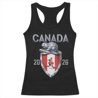 Canada National Soccer Fan Racerback Tank Top Proud Canadian Gift