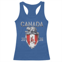 Canada National Soccer Fan Racerback Tank Top Proud Canadian Gift