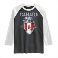 Canada National Soccer Fan Raglan Shirt Proud Canadian Gift