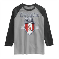 Canada National Soccer Fan Raglan Shirt Proud Canadian Gift