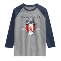 Canada National Soccer Fan Raglan Shirt Proud Canadian Gift
