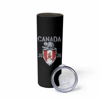 Canada National Soccer Fan Skinny Tumbler Proud Canadian Gift
