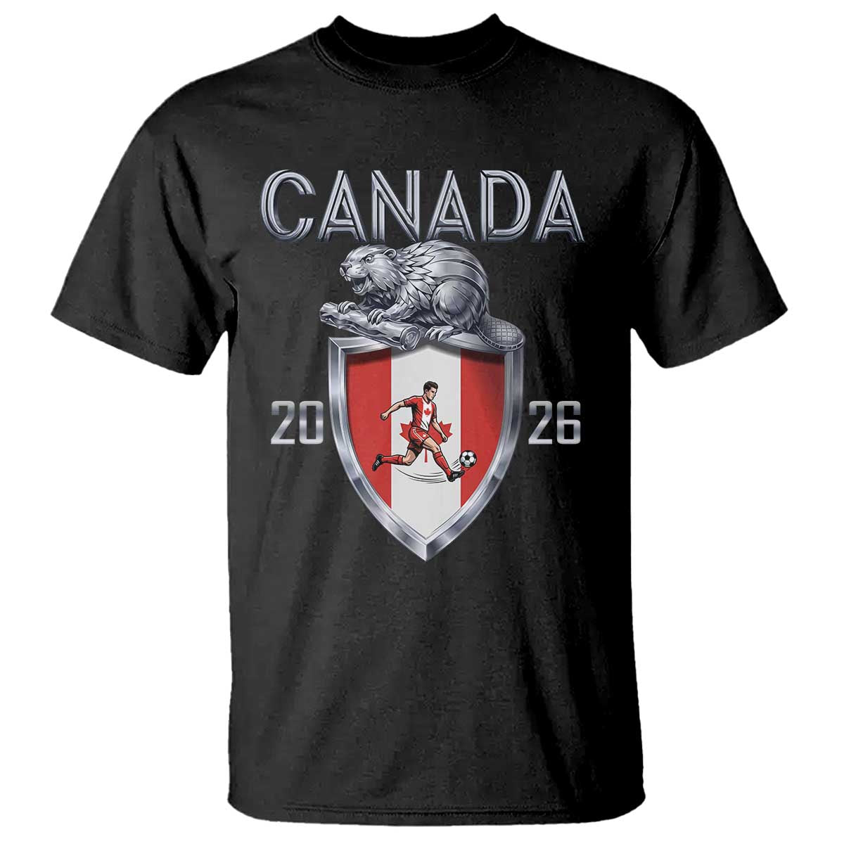Canada National Soccer Fan T Shirt Proud Canadian Gift