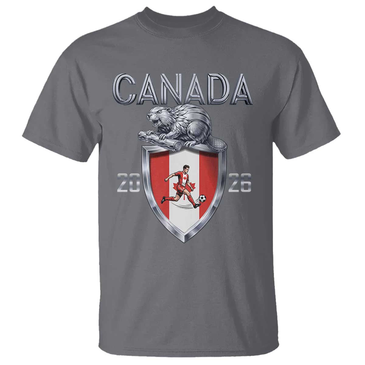 Canada National Soccer Fan T Shirt Proud Canadian Gift