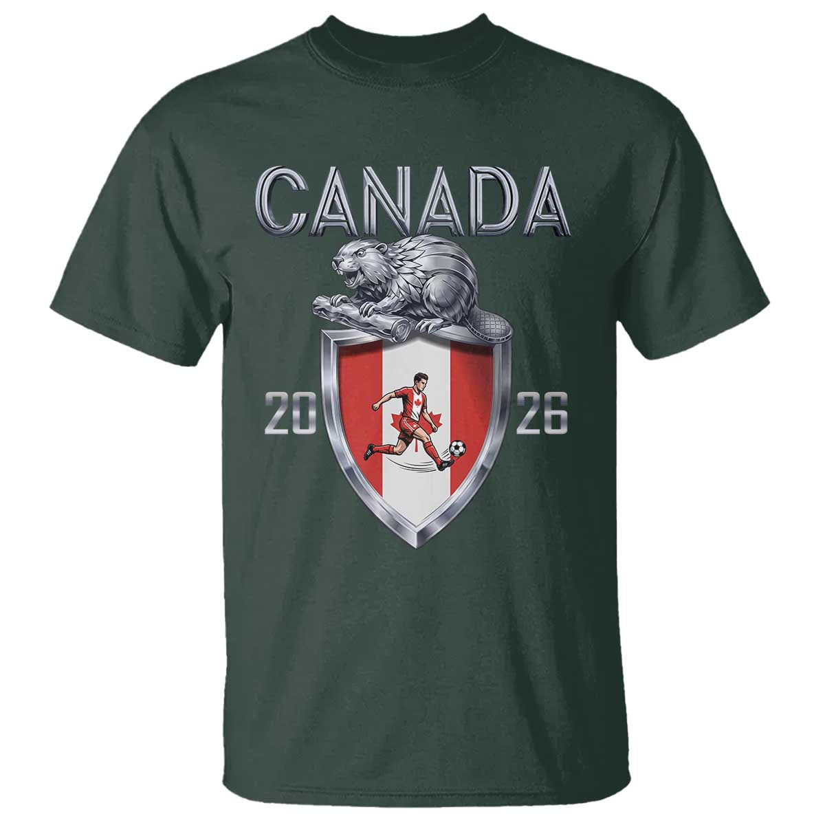 Canada National Soccer Fan T Shirt Proud Canadian Gift
