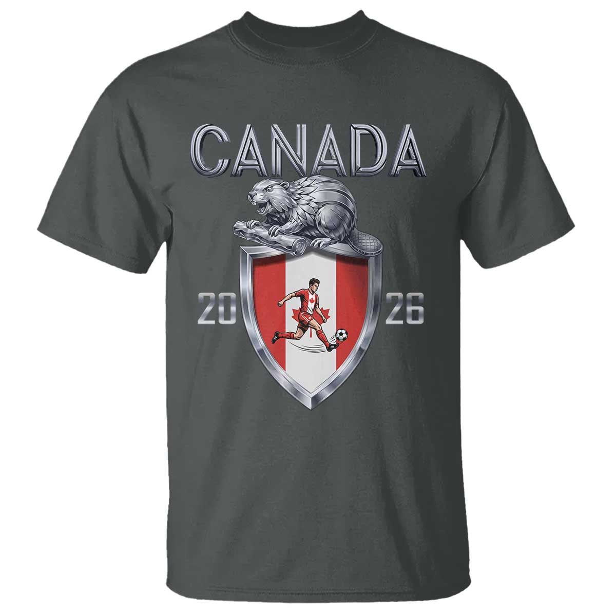 Canada National Soccer Fan T Shirt Proud Canadian Gift