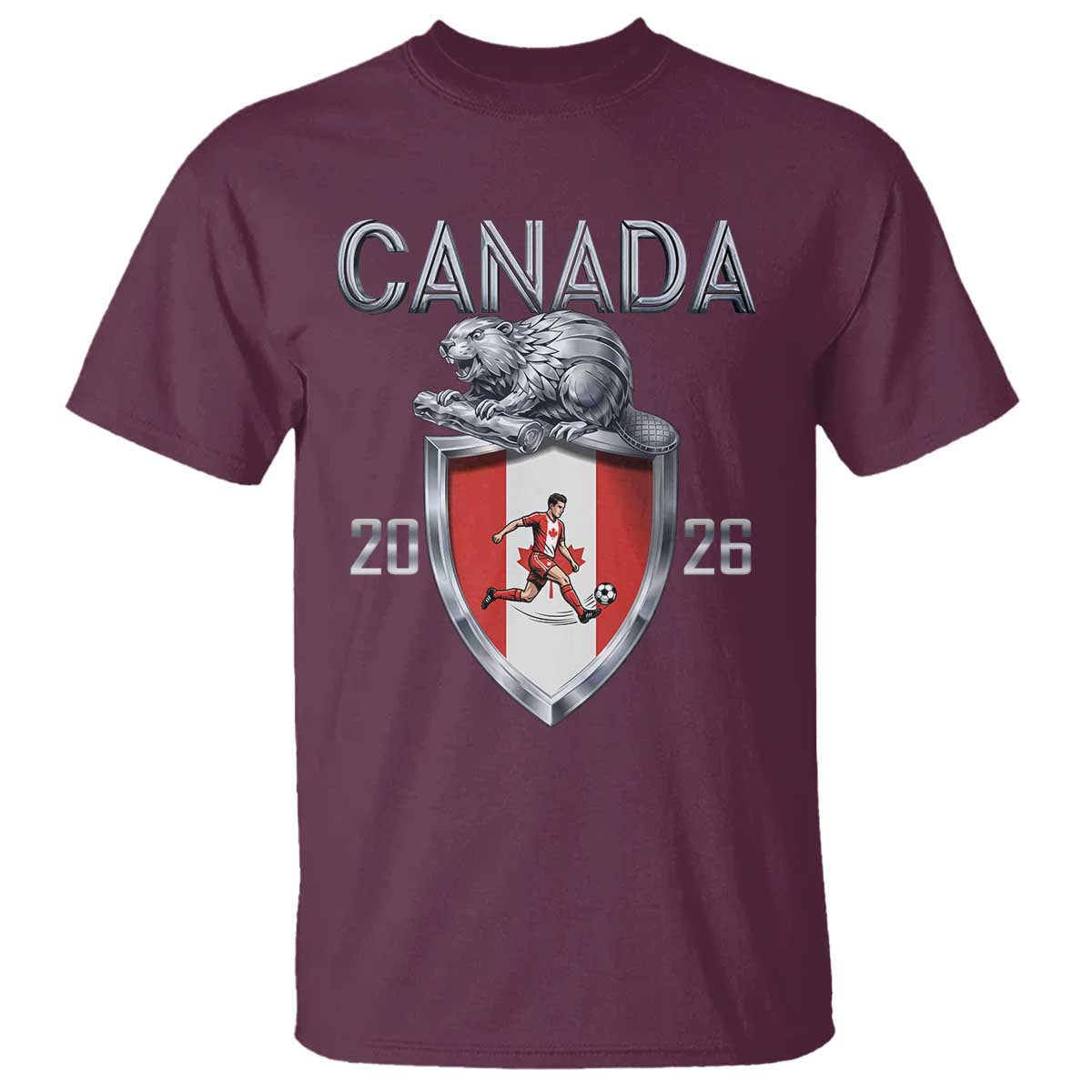 Canada National Soccer Fan T Shirt Proud Canadian Gift