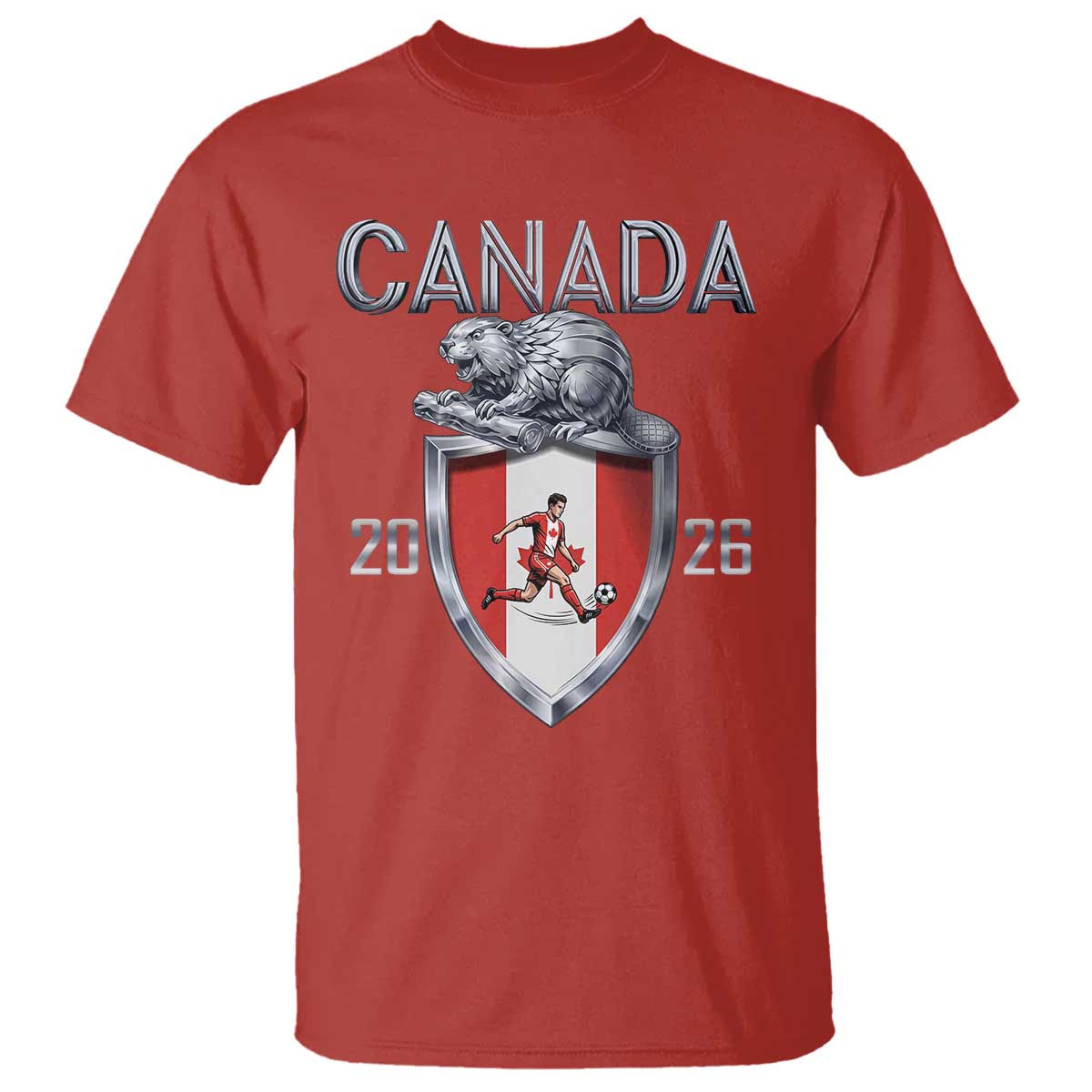 Canada National Soccer Fan T Shirt Proud Canadian Gift