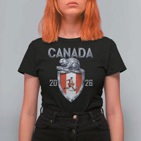 Canada National Soccer Fan T Shirt For Women Proud Canadian Gift