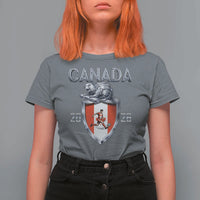 Canada National Soccer Fan T Shirt For Women Proud Canadian Gift