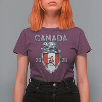 Canada National Soccer Fan T Shirt For Women Proud Canadian Gift