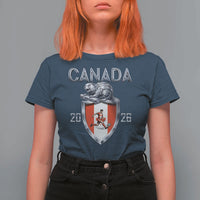 Canada National Soccer Fan T Shirt For Women Proud Canadian Gift