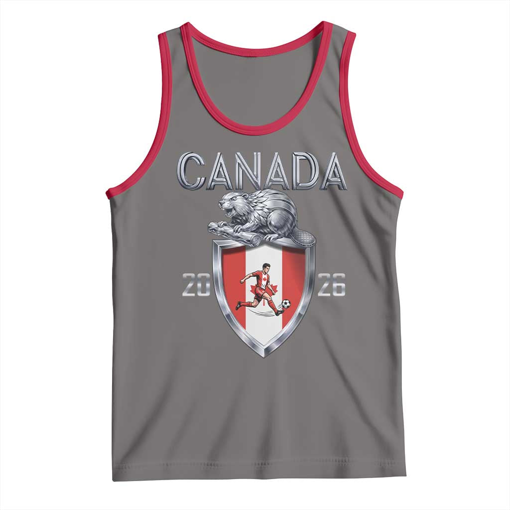 Canada National Soccer Fan Tank Top Proud Canadian Gift