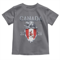 Canada National Soccer Fan Toddler T Shirt Proud Canadian Gift