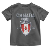 Canada National Soccer Fan Toddler T Shirt Proud Canadian Gift