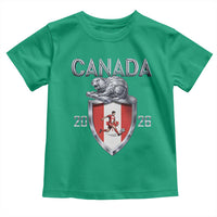 Canada National Soccer Fan Toddler T Shirt Proud Canadian Gift