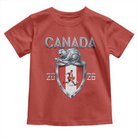 Canada National Soccer Fan Toddler T Shirt Proud Canadian Gift