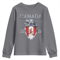 Canada National Soccer Fan Youth Sweatshirt Proud Canadian Gift