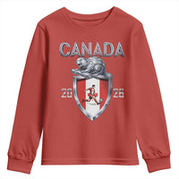 Canada National Soccer Fan Youth Sweatshirt Proud Canadian Gift