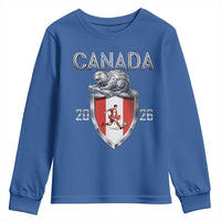 Canada National Soccer Fan Youth Sweatshirt Proud Canadian Gift