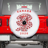 Proud Canada National Soccer Fan 2026 Patriotic Gift Spare Tire Cover
