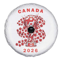 Proud Canada National Soccer Fan 2026 Patriotic Gift Spare Tire Cover