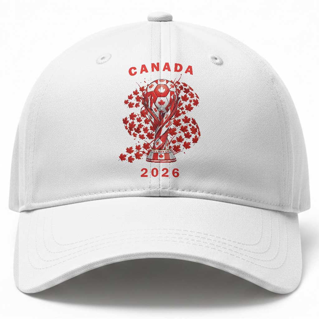 Proud Canada National Soccer Fan 2026 Patriotic Gift Baseball Cap