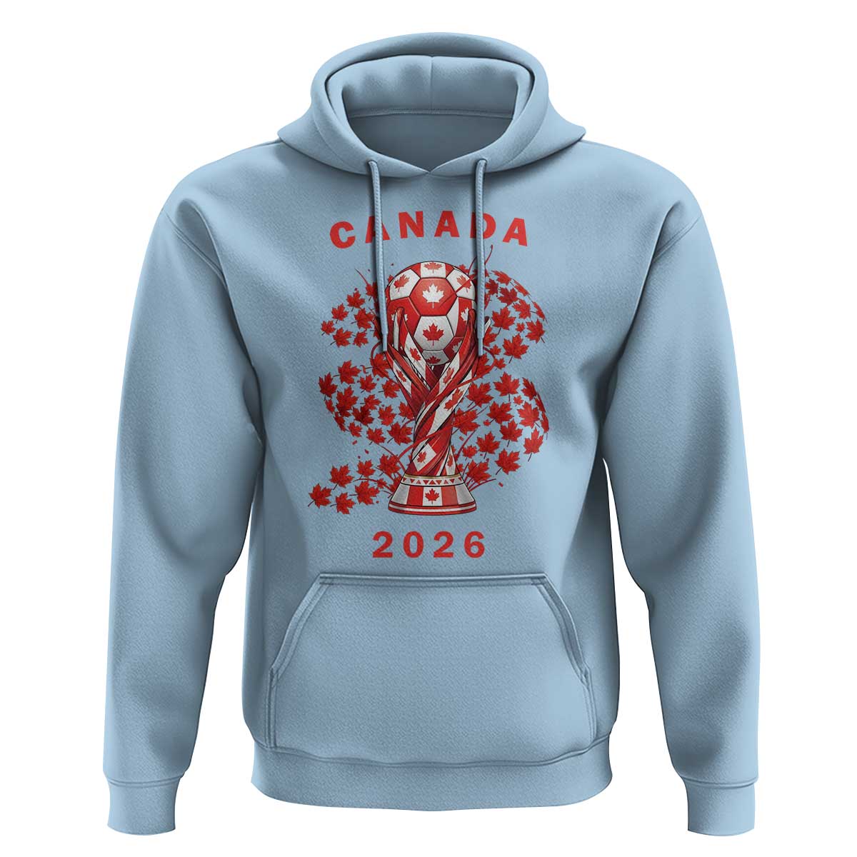 Proud Canada National Soccer Fan 2026 Patriotic Gift Hoodie