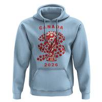 Proud Canada National Soccer Fan 2026 Patriotic Gift Hoodie