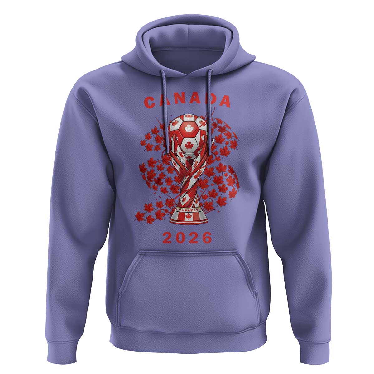 Proud Canada National Soccer Fan 2026 Patriotic Gift Hoodie