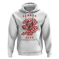 Proud Canada National Soccer Fan 2026 Patriotic Gift Hoodie