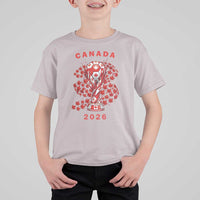 Proud Canada National Soccer Fan 2026 Patriotic Gift T Shirt For Kid