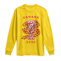 Proud Canada National Soccer Fan 2026 Patriotic Gift Long Sleeve Shirt