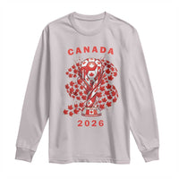 Proud Canada National Soccer Fan 2026 Patriotic Gift Long Sleeve Shirt