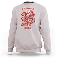 Proud Canada National Soccer Fan 2026 Patriotic Gift Sweatshirt
