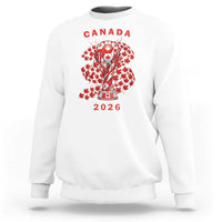 Proud Canada National Soccer Fan 2026 Patriotic Gift Sweatshirt