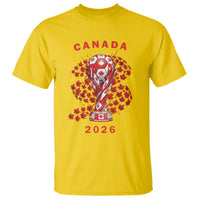 Proud Canada National Soccer Fan 2026 Patriotic Gift T Shirt