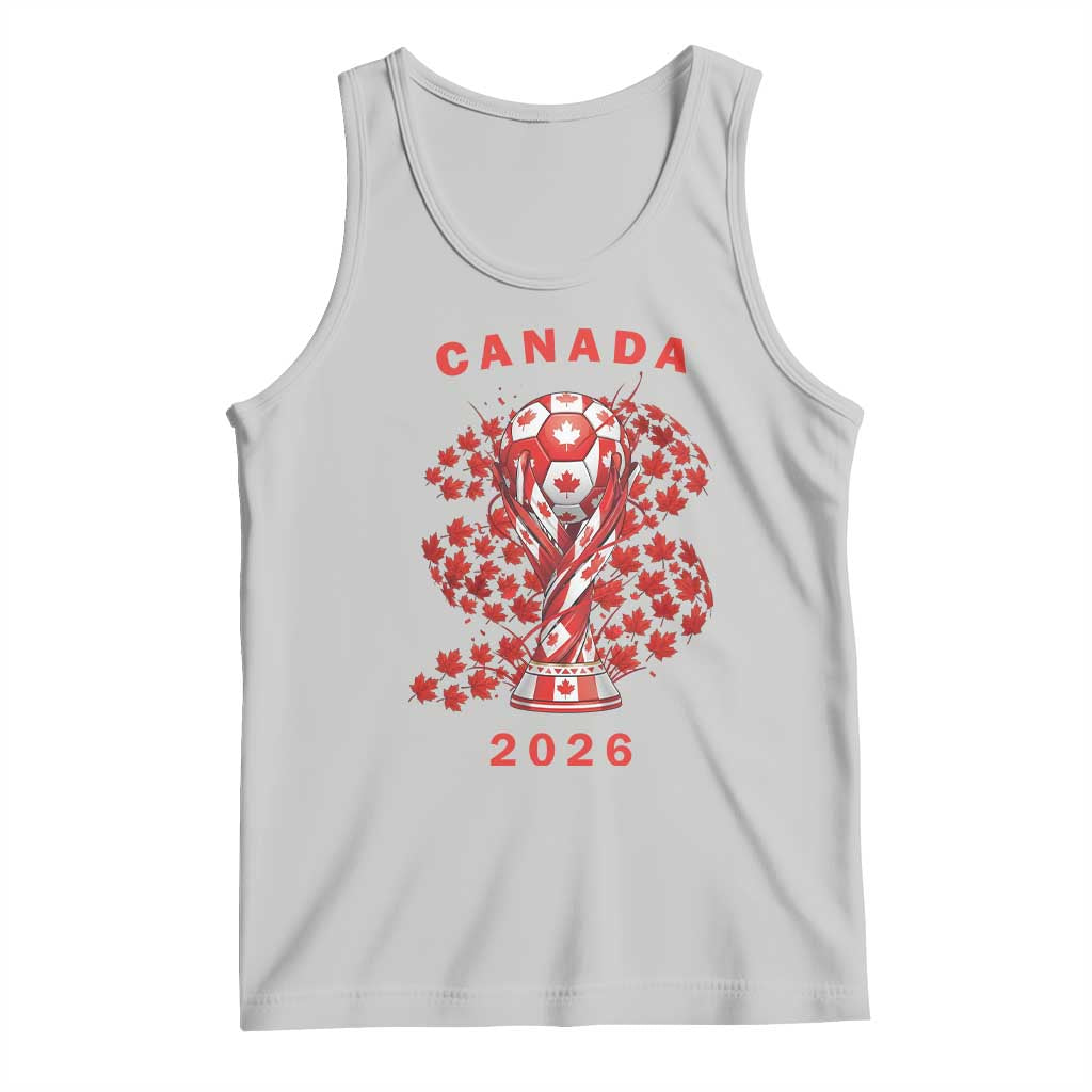 Proud Canada National Soccer Fan 2026 Patriotic Gift Tank Top