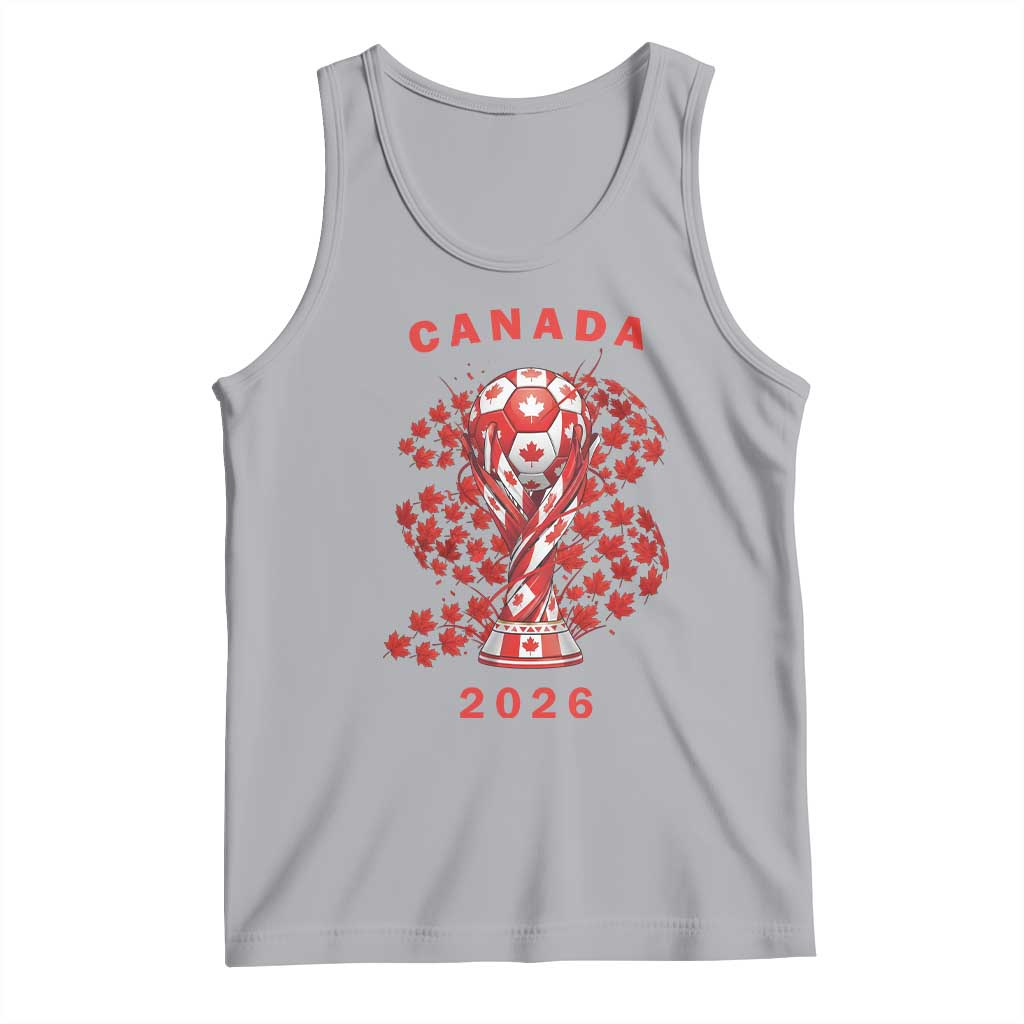 Proud Canada National Soccer Fan 2026 Patriotic Gift Tank Top
