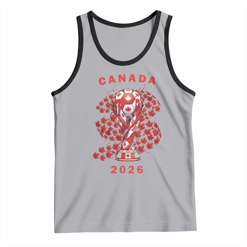 Proud Canada National Soccer Fan 2026 Patriotic Gift Tank Top