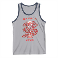 Proud Canada National Soccer Fan 2026 Patriotic Gift Tank Top
