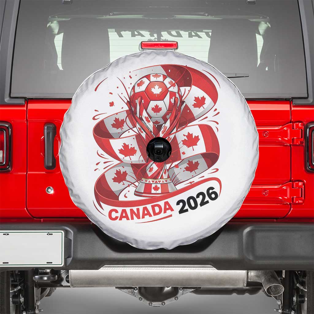 Canada Soccer Fan Spare Tire Cover International Football Lover Gift