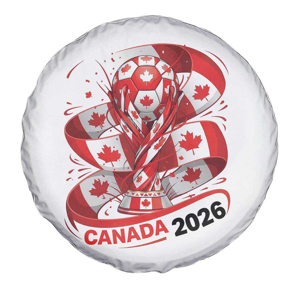 Canada Soccer Fan Spare Tire Cover International Football Lover Gift