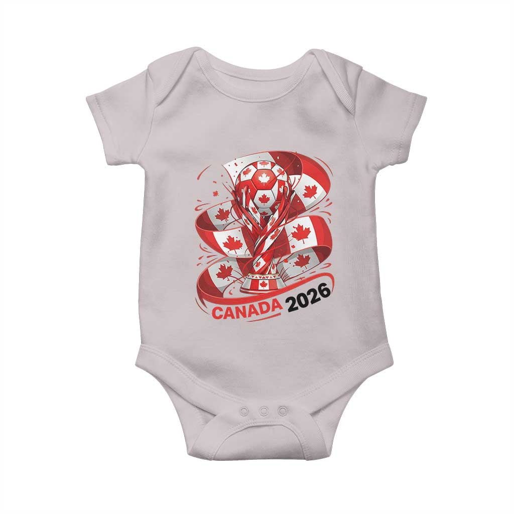 Canada Soccer Fan Baby Onesie International Football Lover Gift
