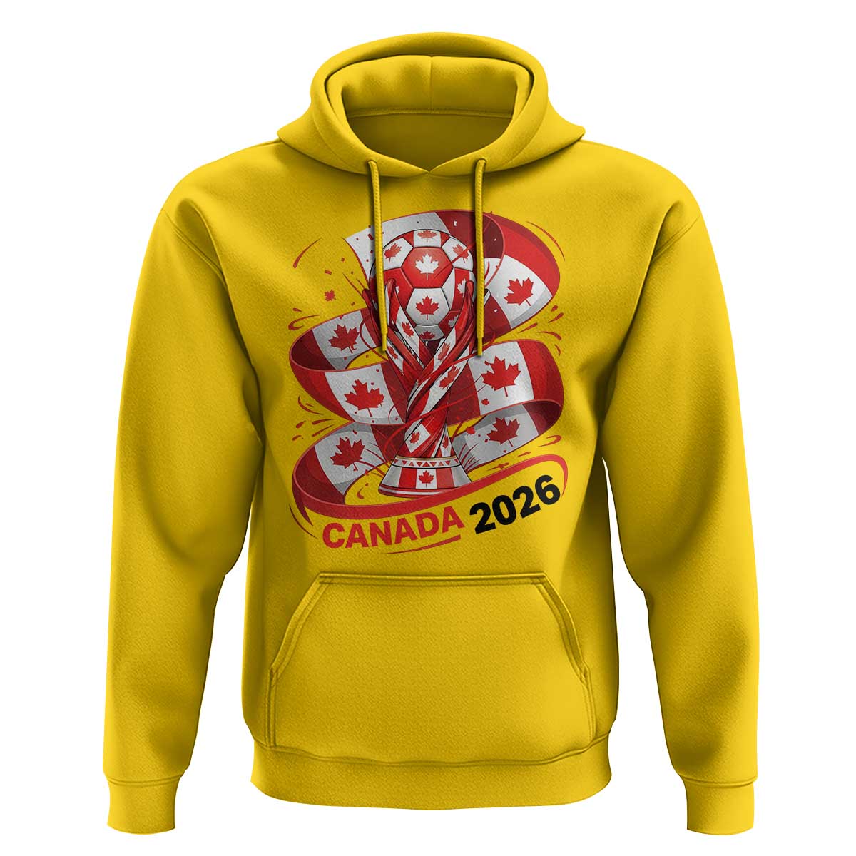 Canada Soccer Fan Hoodie International Football Lover Gift