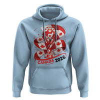 Canada Soccer Fan Hoodie International Football Lover Gift