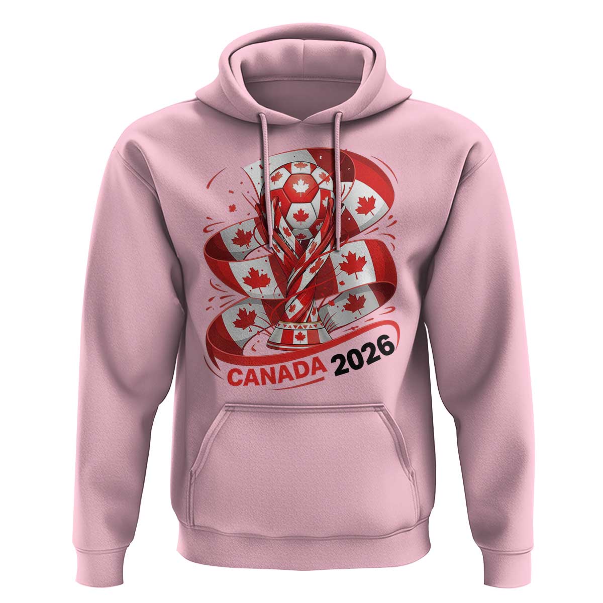 Canada Soccer Fan Hoodie International Football Lover Gift