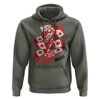 Canada Soccer Fan Hoodie International Football Lover Gift