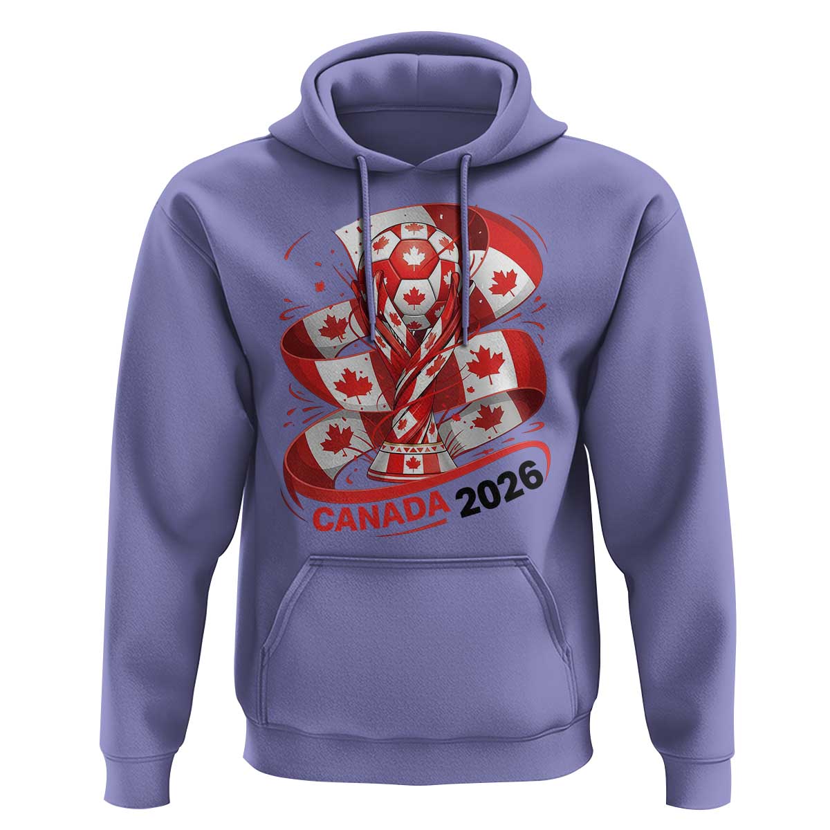 Canada Soccer Fan Hoodie International Football Lover Gift